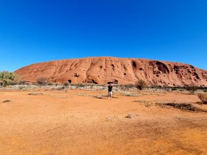 Der Uluru im Outback von Australien