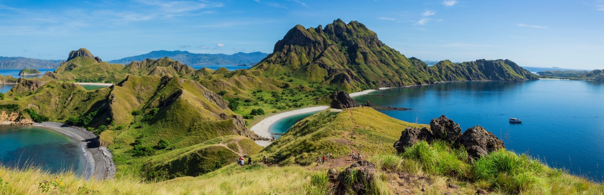 Panorama auf Padar bei Komodo