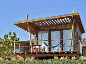 Terrasse Ihres Bungalows in Taghazout