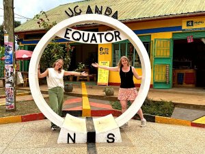 Uganda an der Äquator Linie