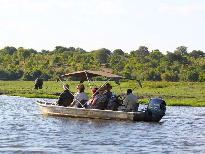 Namibie - Chobe - boot rivier cruise