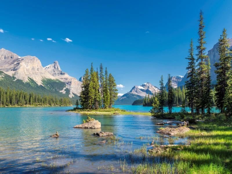 Maligne Lake in Kanada