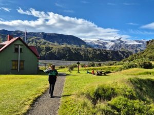 Umgebung beim Glamping in Thorsmörk, Island
