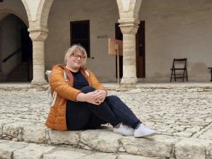 Reisespezialistin Yvonne in Griechenland