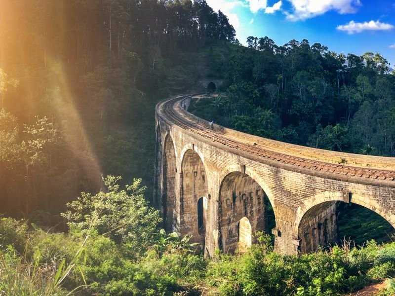 Bruecke bei Ella in Sri Lanka