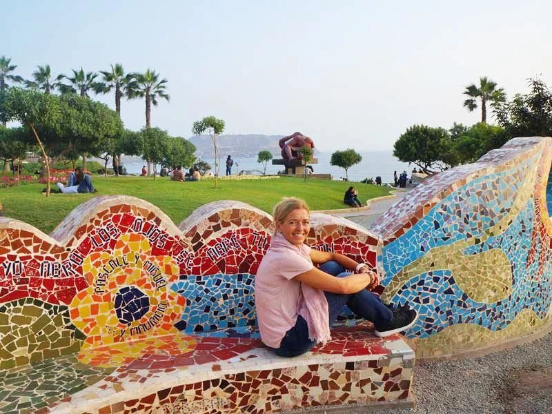 Park in Lima in Peru
