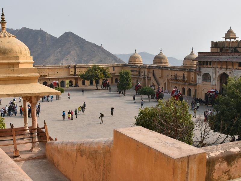 Das Amber Fort in Jaipur