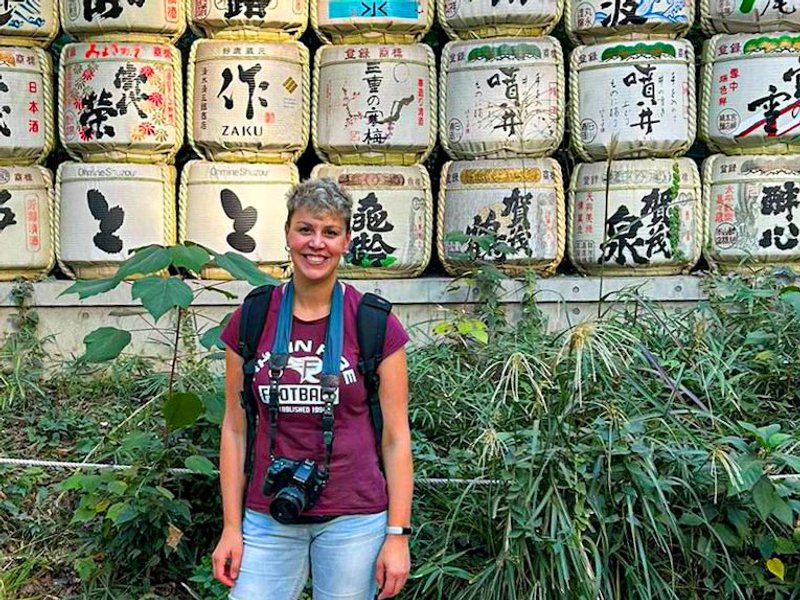Japan Reisespezialistin Madlen in Tokio am Meiji Schrein