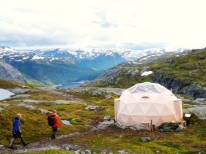 Campingzelt Trolltunga Hardangerfjord