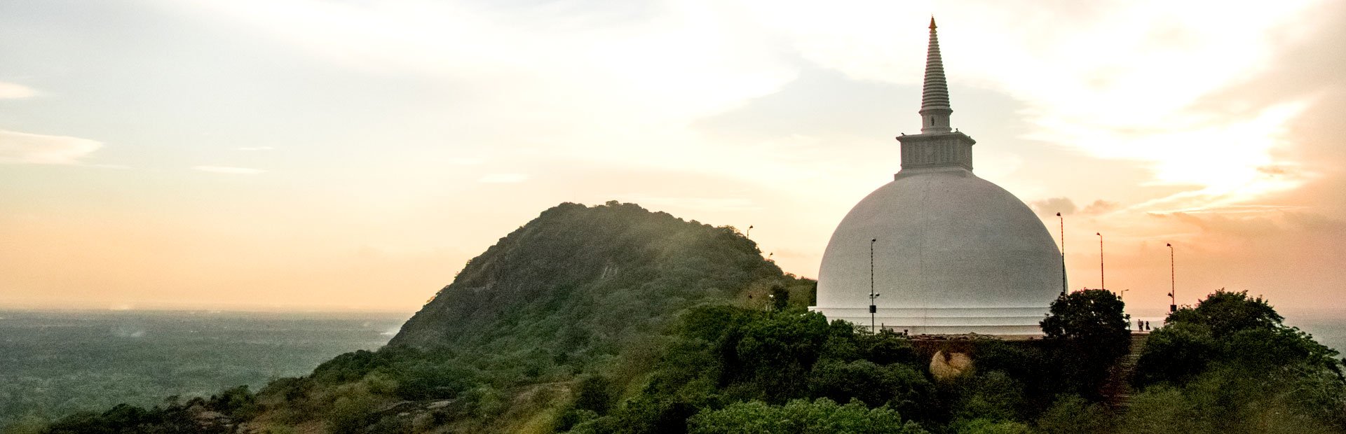 Stupa in Mihintale bei Anuradhapura in Sri Lanka