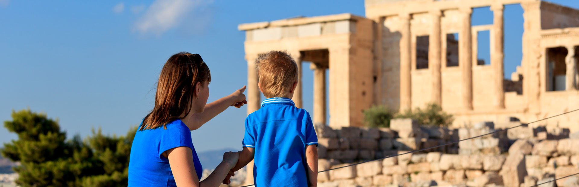 Tempel mit Familie erkunden - Familienurlaub in Griechenland