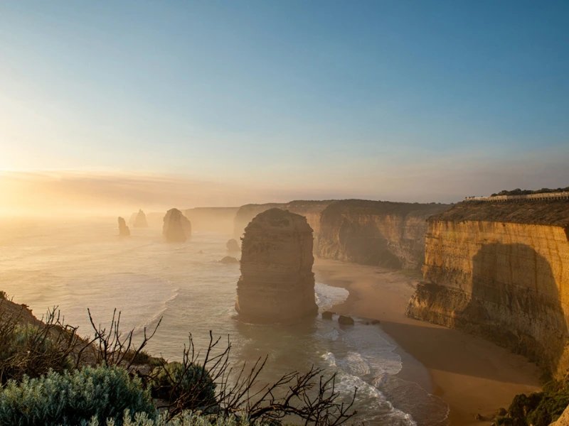 Apollo Bay im Sonnenaufgang, Australien