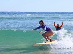 Surfer Byron Bay in Australien