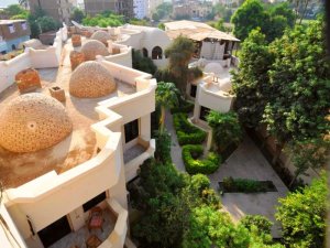 Hotel von Außen in Ägypten