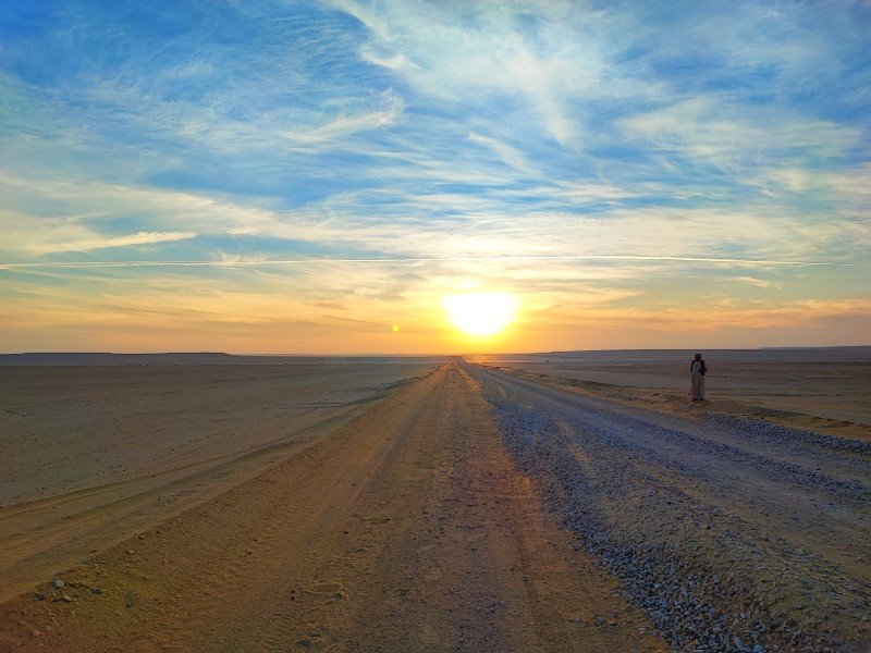 El Fayoum Wüste in Ägypten