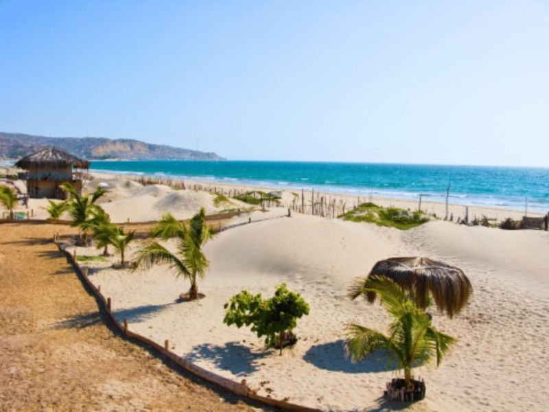 Strand von Mancora in Peru