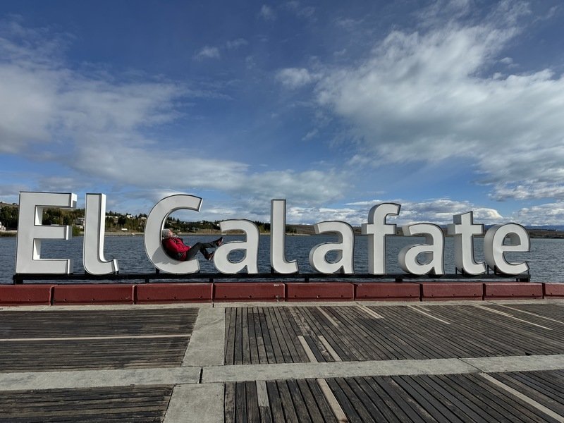 El Calafate Schriftzug