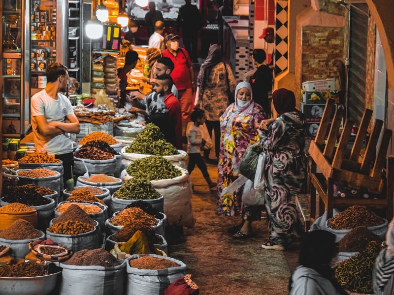 Souks in Taroudant Marokko