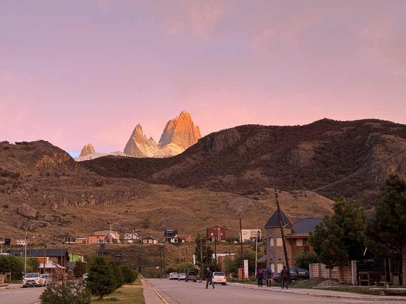 El Chalten Argentinien Sonnenuntergang