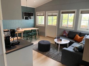 Blick ins Ferienhaus am Hardangerfjord