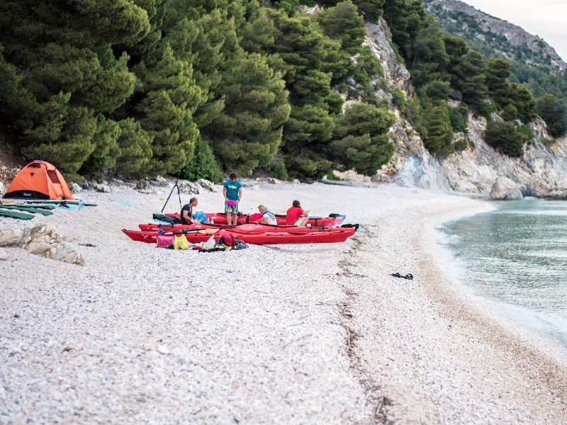 Kajaktour Lefkada unbewohnte Insel