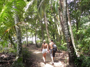 Unterwegs im Cahuita Nationalpark, Costa Rica