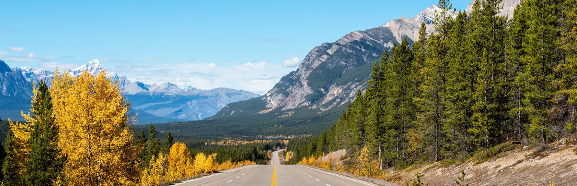 Bergpanorama in Kanada - unterwegs mit dem Wohnmobil