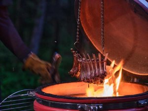 BBQ beim Glamping in Kawaguchiko