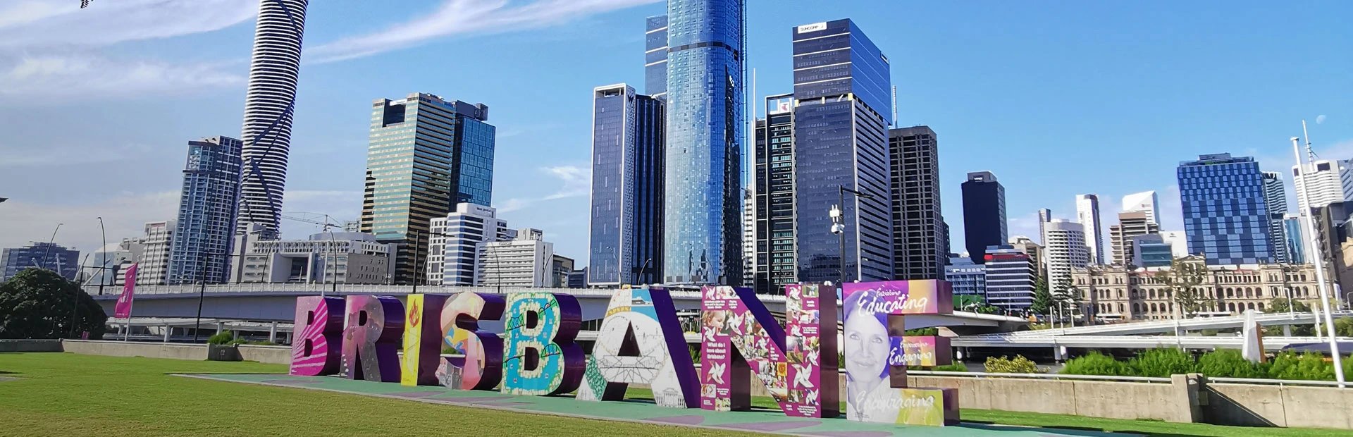 Skyline von Brisbane in Australien
