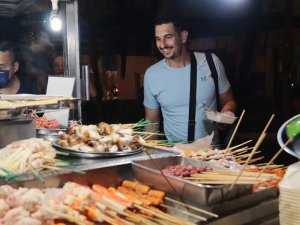 Streetfood in Kuala Lumpur in Malaysia