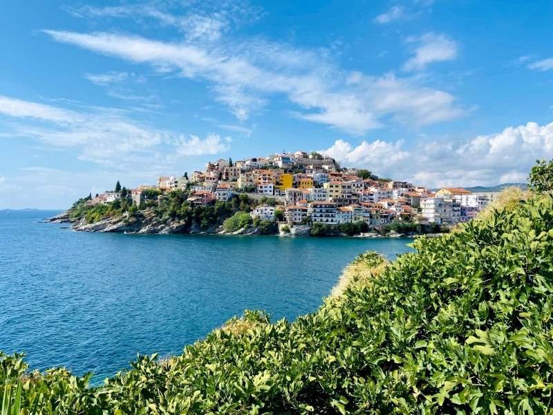 Blick auf Kavala