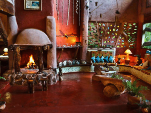 Hotellobby in der Lodge in Argentinien