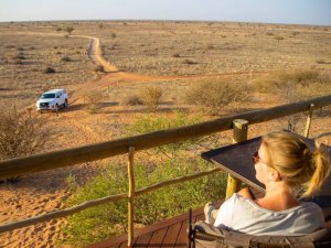 Ausblick bei Kalahari Namibia