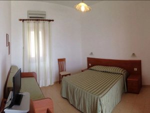 Schlafzimmer auf Stromboli