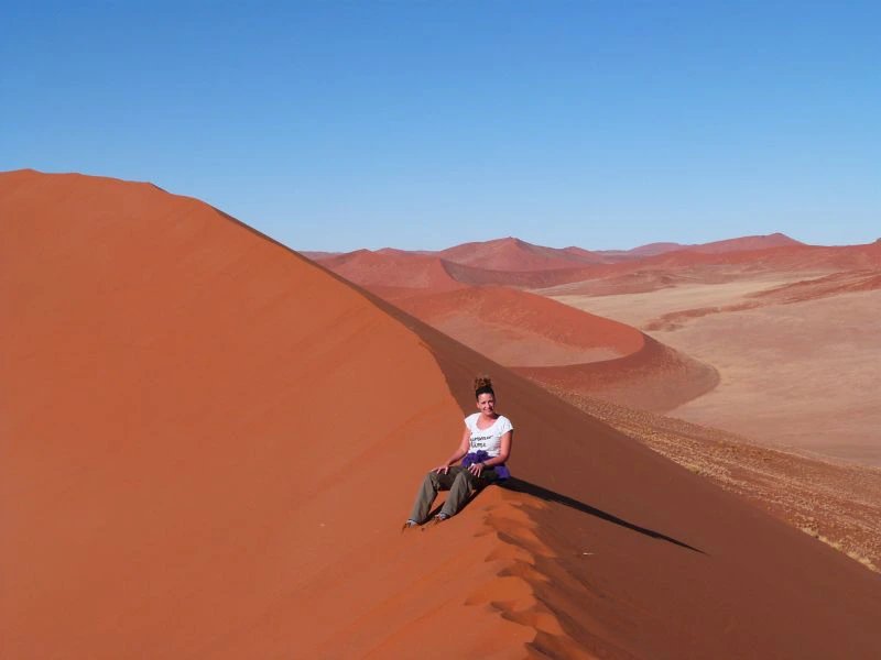 Rote Sanddünen im Sossusvlei