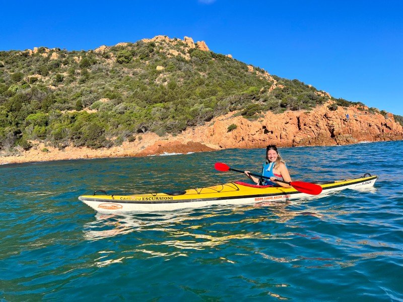 kajakken, cardedu in sardinie