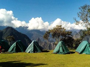 Zeltplatz mit Aussicht in Peru