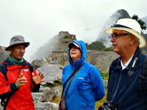 Aussicht auf Machu Picchu in Peru