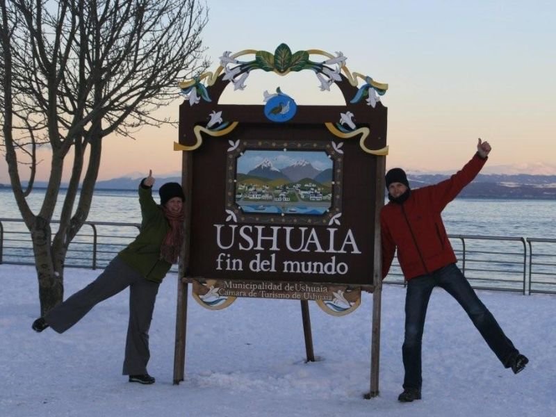 Schild von Ushuaia