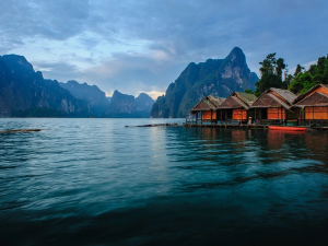 Hütten am  Khao Sok Nationalpark