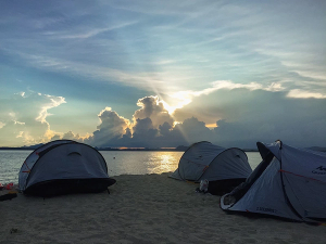 Sonnenuntergang über chumphon