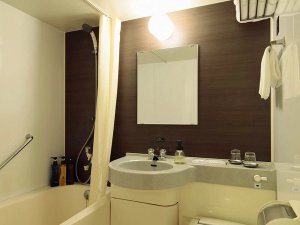 Typisches Hotelbad in Japan