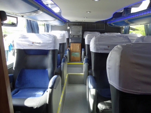 Sitze im Bus in Chile