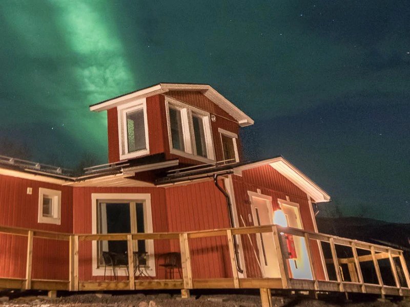 Nordlichter in Schwedisch-Lappland