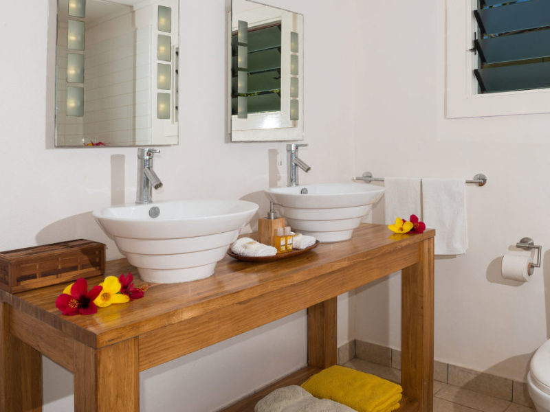 Hotelbadezimmer in Tonga