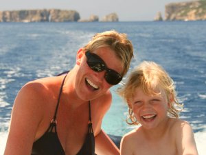 Familienurlaub Griechenland Strand Peloponnes Boot