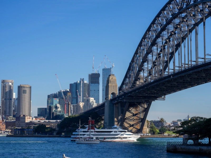 Die Harbour-Bridge in Sydney