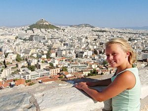 Familie in Athen