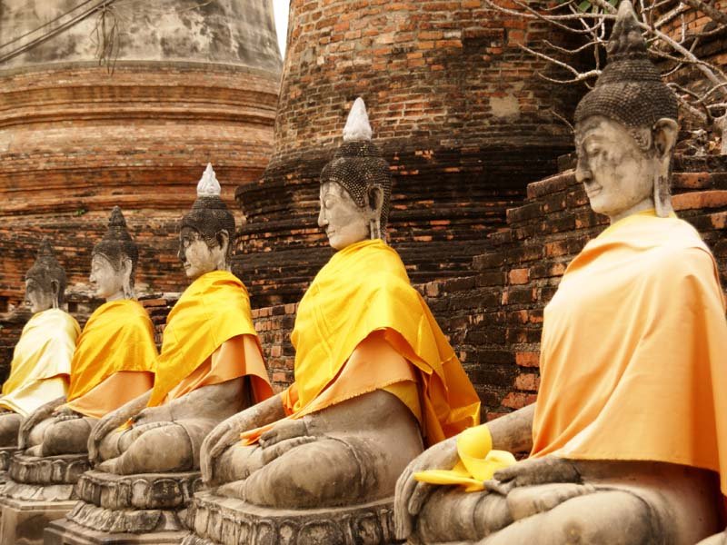 Buddhastatuen in Thailand