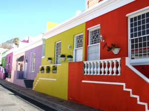 Südafrika Rundreise Garden Route Boo Kaap Viertel in Kapstadt Südafrika